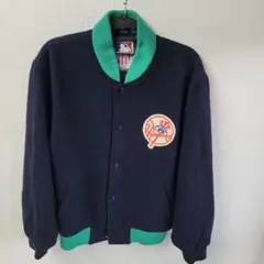 [80'sレア]　スーパーヴィンテージUSA製ニューヨークヤンキース スタジャン