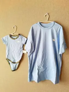 【値下げ】THE NORTH FACE ロンパース　親子お揃いセット