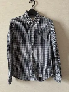 NANO UNIVERSE ギンガムチェック長袖シャツ