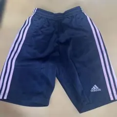 adidas ハーフパンツ 140cm ネイビー