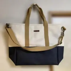 L.L.Bean ノーイースタートート 2WAY ネイビー 撥水 - メルカリ