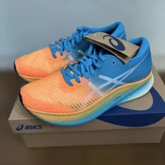 アシックス メタライズ ホワイト フラッシュコーラル 26.5 2回使用