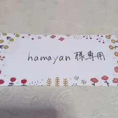 hamayan様の専用です