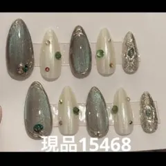 現品15468 宝石のような輝き　ネイルチップ 10個セット