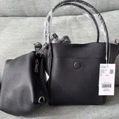 【1/20値下げ】ローリーズファーム ポーチツキ2PBAG M ブラック 新品