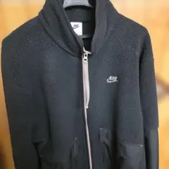 NIKE ボアジャケット フルジップ ブラック XL