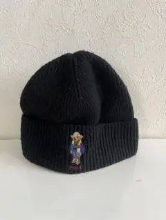 POLO Ralph Lauren ラルフローレン　ポロベア黒 ニット帽
