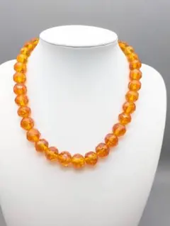 2 琥珀ネックレス アンバー アクセサリー ジュエリー