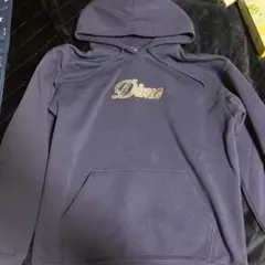 Dime ネイビー フード付きパーカー