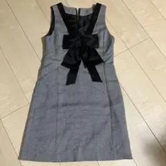 Petit Poudreノースリーブひざ丈ワンピース 38のサムネイル
