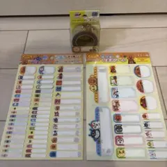 新品⭐︎アンパンマン　マスキングテープ　名前シール　おなまえしーる　ネームラベル