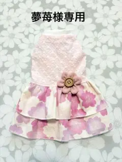 犬服ハンドメイド品 夢苺様専用