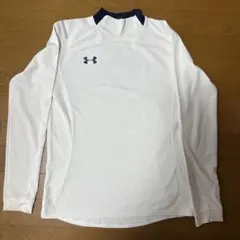 UNDER ARMOUR ホワイト 長袖 シャツ SM