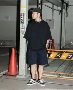 DAD EASY CHINO SHORTS NAVYのサムネイル