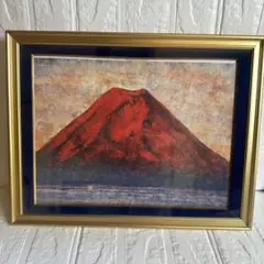 段村一美「朝月」F4号 根子岳 熊本 新象作家協会 日本美術家連盟 油彩画 額装 段村一美「朝月」F4号 根子岳 熊本 新象作家協会 日本美術家連盟 油彩