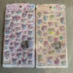 ✴︎うるちゅるポップシール　マイメロ、クロミ、キキララ、キティ