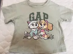 GAP スカイ　エベレスト　半袖Tシャツ グリーン　110のサムネイル