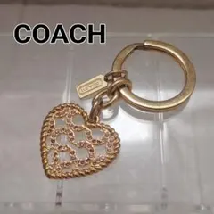 COACH　コーチ　 ハート型 チャーム キーリングのサムネイル
