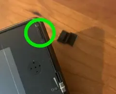 ニンテンドー3DS用 上画面 ゴム2個　パーツ　修理
