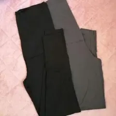 ユニクロ AIRismレギンス マタニティ 2色セット L