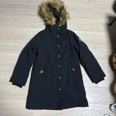 ラブトキシック、黒、フード付き、中綿コート