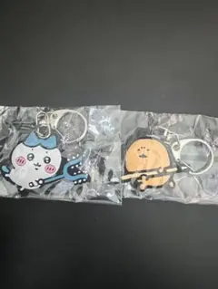 ✩︎新品✩︎ ハチワレ　もぐころ　ラバーキーホルダー 2個セット