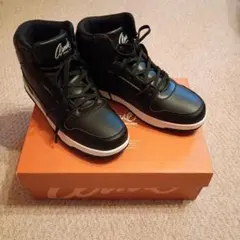 アーノルドパーマー 防水スニーカー ブラック ハイカットレインシューズ24cm