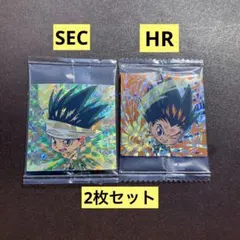 hunter×hunter ウエハース ゴン SEC ✖️ ゴン HR 2枚セット