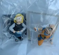 ドラゴンボール 一番くじ E賞 マンガストラクチャー クリリン＆18号