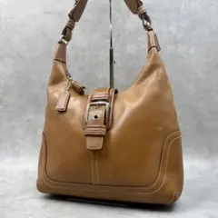 COACH 10043 レザー ホーボーバッグ ショルダーバッグ ブラウン - メルカリ