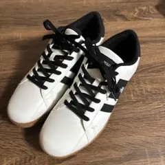 【新品未使用】ラインデザイン カジュアル ローカットスニーカー