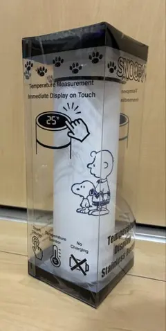 SNOOPY PEANUTS 温度表示付き ステンレスボトルのサムネイル