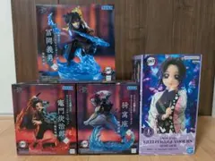 鬼滅の刃 フィギュア 冨岡義勇 竈門炭治郎 猗窩座 胡蝶しのぶ 4種セット