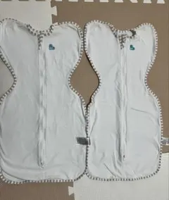 「2枚セット」「オーガニック」スワドルアップ Mサイズ クリーム