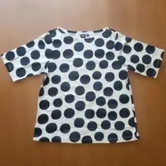 ユニクロ × マリメッコ コラボ Tシャツ Sサイズ キヴェット ドット柄
