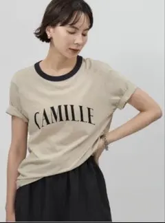 新品未使用BABYLONE CAMILLEバイカラーTシャツのサムネイル