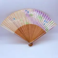 扇子 和装小物 うちわ 着物 浴衣 昭和レトロ グラデーション 花柄