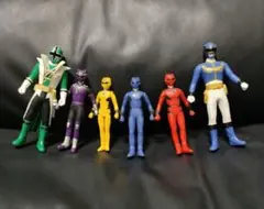 食玩 戦隊 ソフビ フィギュア 6体セット