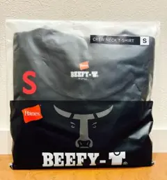 【Hanes】ヘインズ ビーフィー 黒 Tシャツ S ブラック 綿100 u