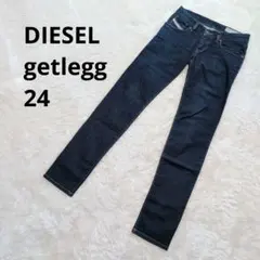 ✨美品✨ディーゼル Getlegg スリムスキニーストレッチデニム 24 濃紺のサムネイル