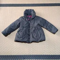Berry's Pink ダウンコート 110cm ドット柄