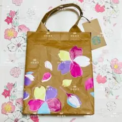 スタバ SAKURA 2024 保冷クラフトペーパーショッパーS