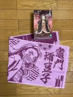鬼滅の刃 フィギュア 竈門禰豆子 ねずこ 小さい姿 セピア フェイスタオルのサムネイル