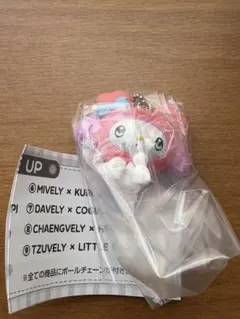 TWICE サンリオ コラボ ガチャ マスコットチャーム (モモ × マイメロ)