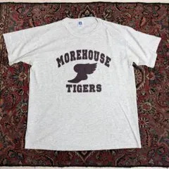 希少 90s ラッセルアスレティック Tシャツ USA製 L ウイングフット 灰 