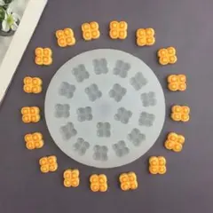 ミニパン風 シリコンモールド 18孔 ミニチュア ハンドメイド 樹脂粘土 食玩