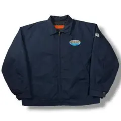 RED KAP 中綿ワークジャケット XL ネイビー ワッペン アメカジ 古着