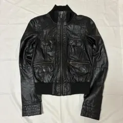 Zara 黒レザージャケット