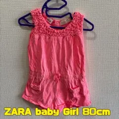 ZARA baby Girl オーバーオール サロペット ノースリーブ 80