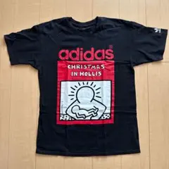 【未使用に近い】希少 adidas×キースヘリング Tシャツ 黒 赤 白